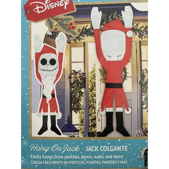 NEW Nightmare Before Christmas 5Ft Hang On Jack Skellington Colgante Decoration - Picture 9 of 9